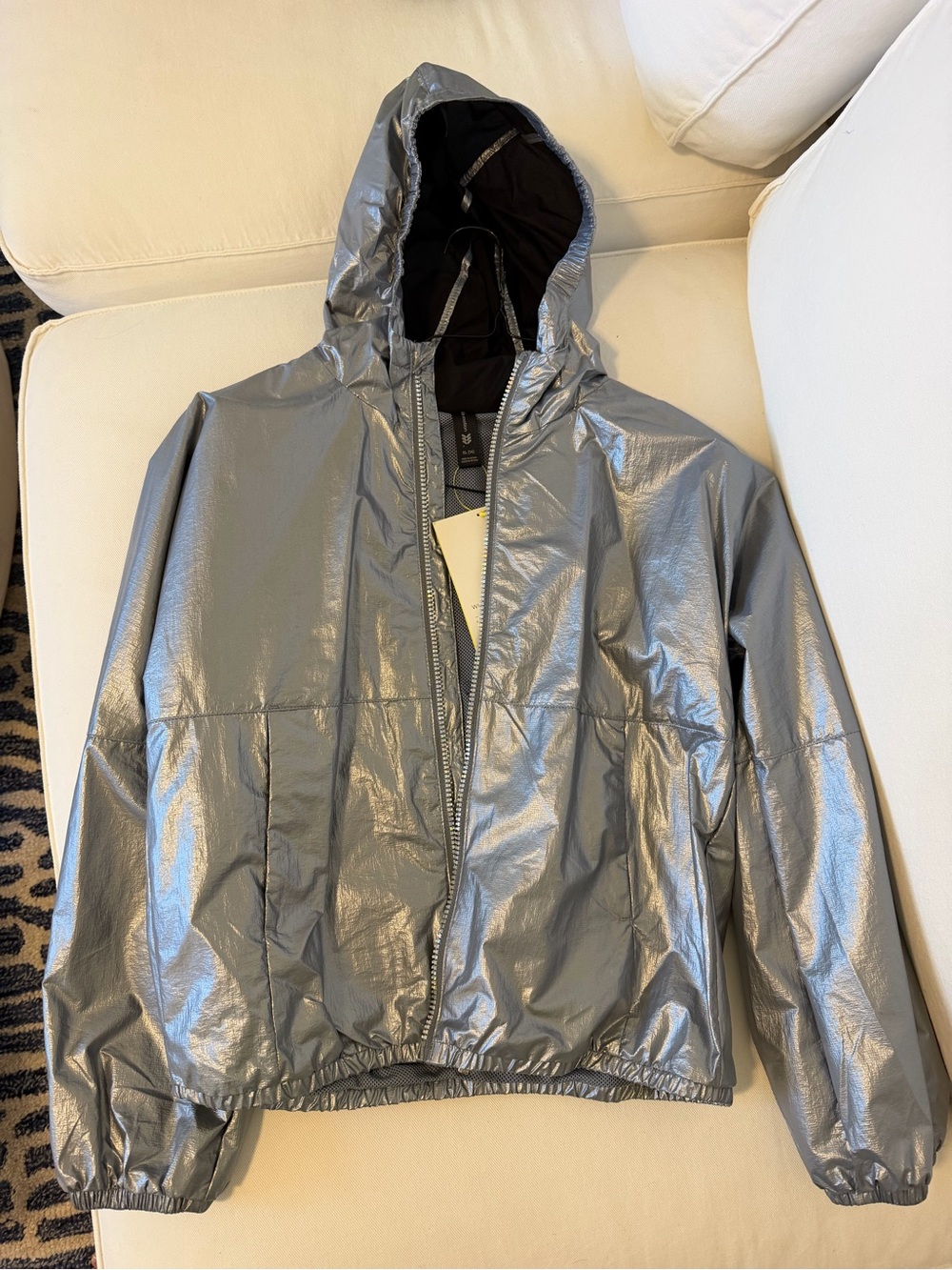target girls shiny rain jacket NWT